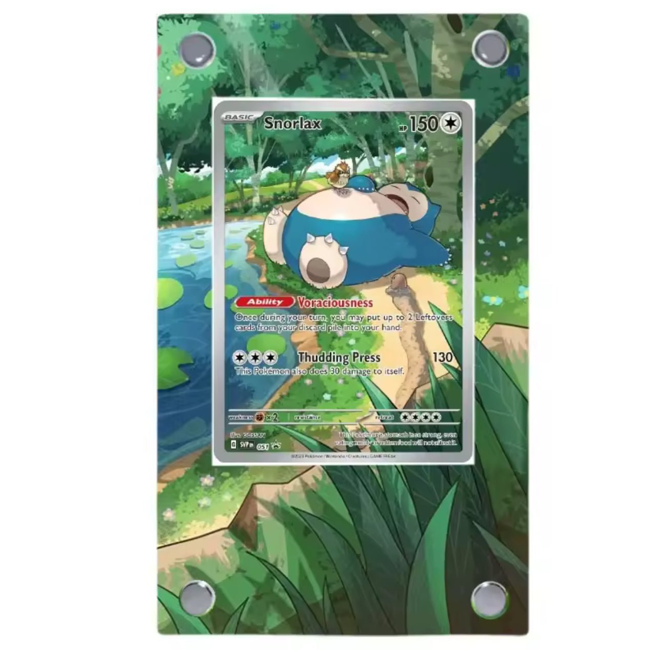 Pokémon Acryl-Kartenständer – Relaxo