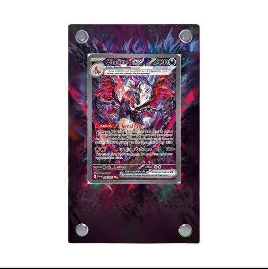 Pokémon Acryl-Kartenständer – Glurak Terrakristall