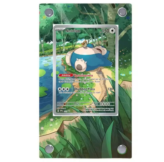 Pokémon Acryl-Kartenständer – Relaxo