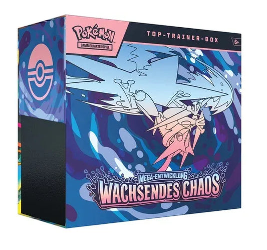 Pokémon Mega-Entwicklung – Wachsendes Chaos Top Trainer Box (DE)